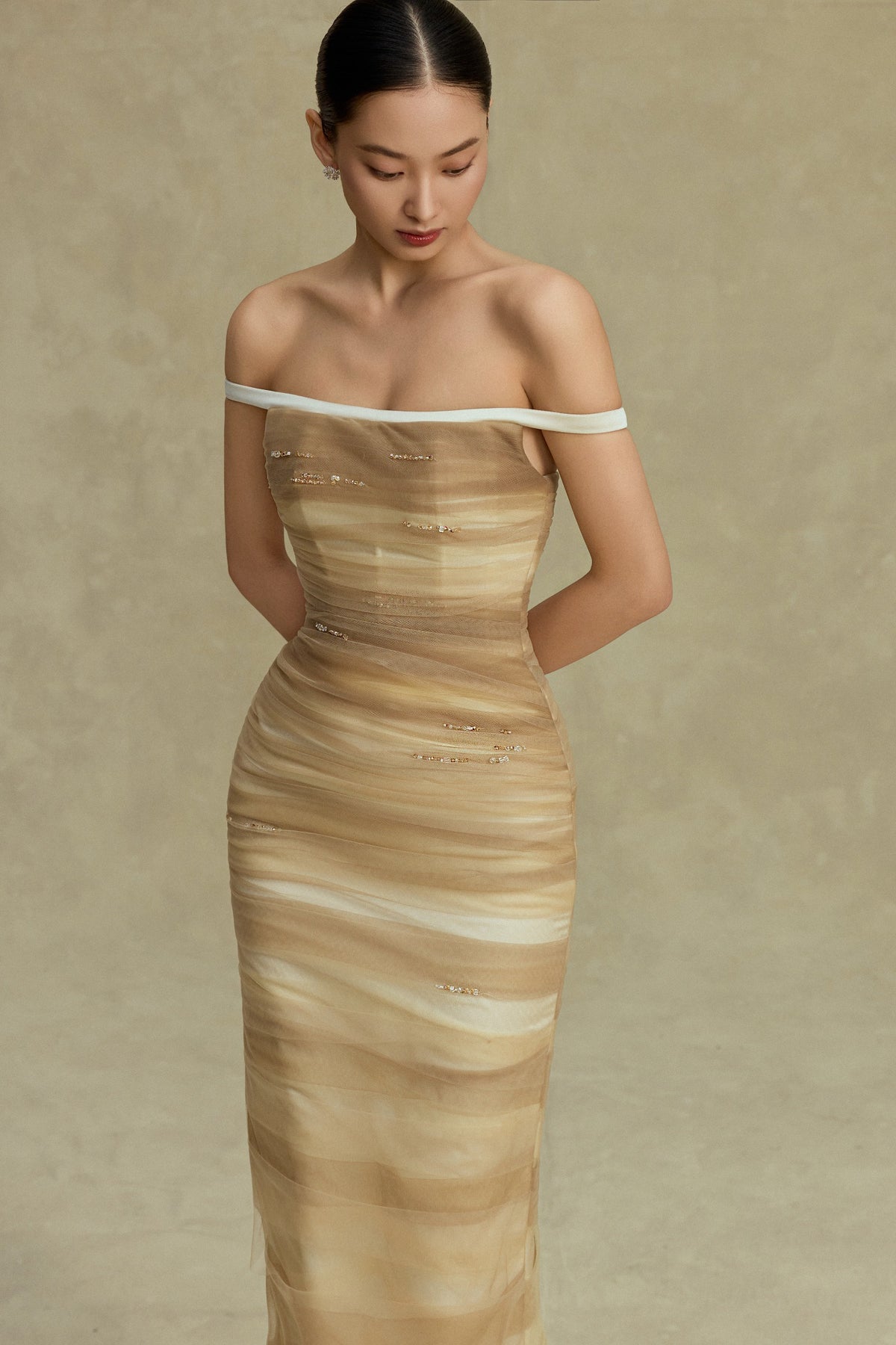 Eira Ruched Maxi Dress