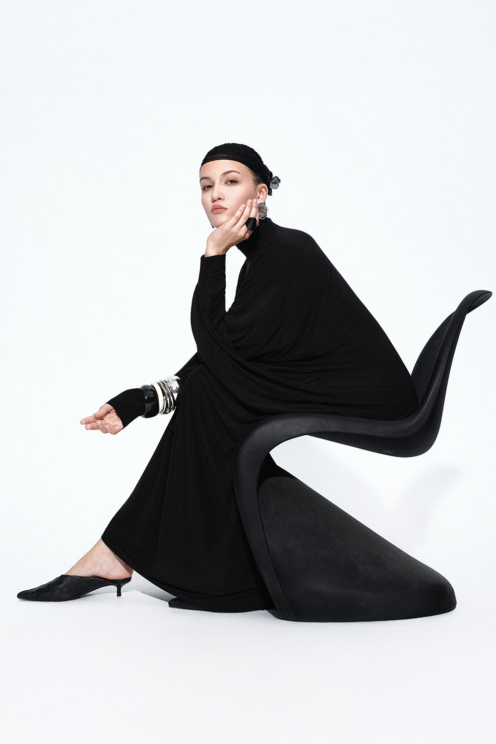 Elisha Draped Maxi Dress