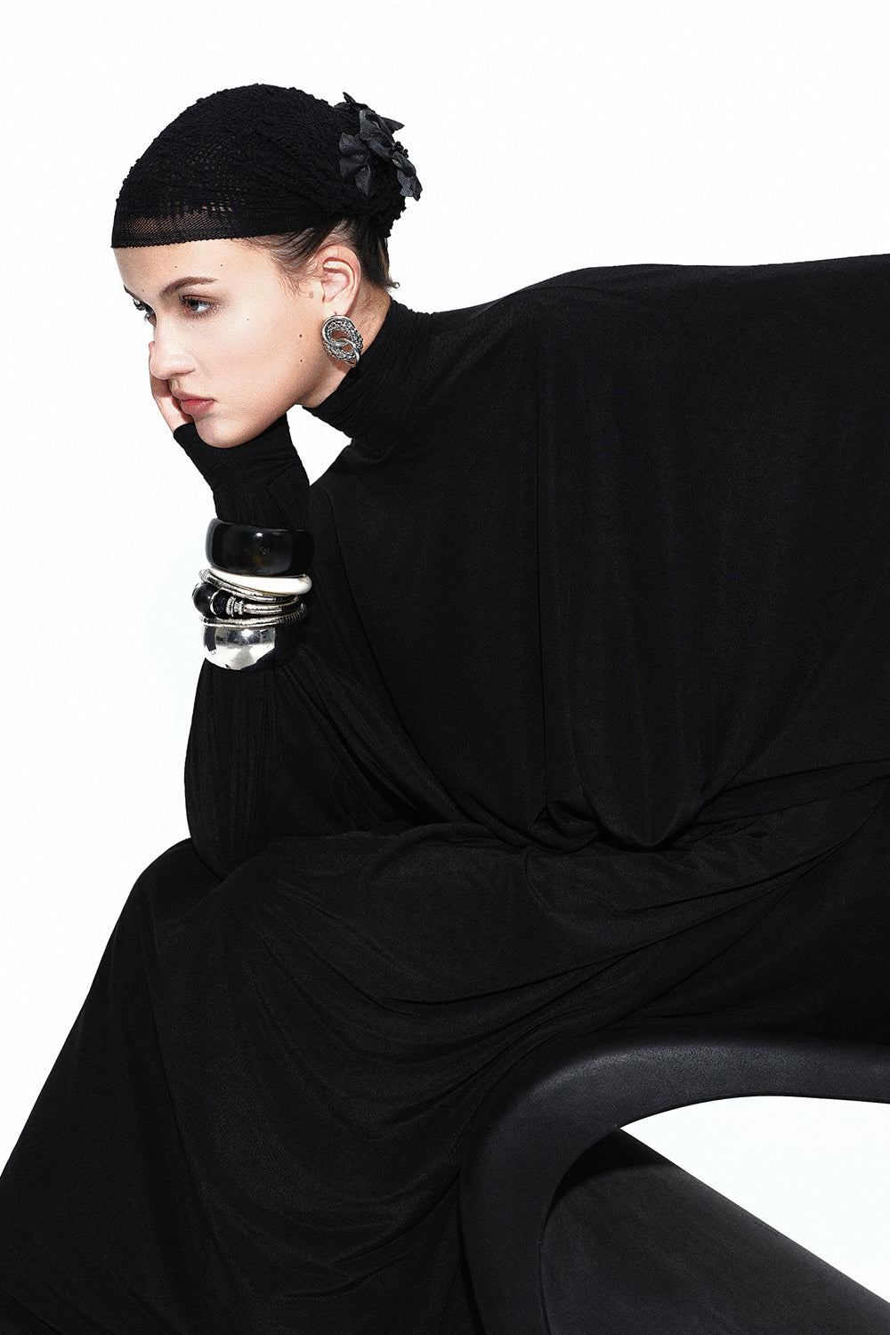 Elisha Draped Maxi Dress