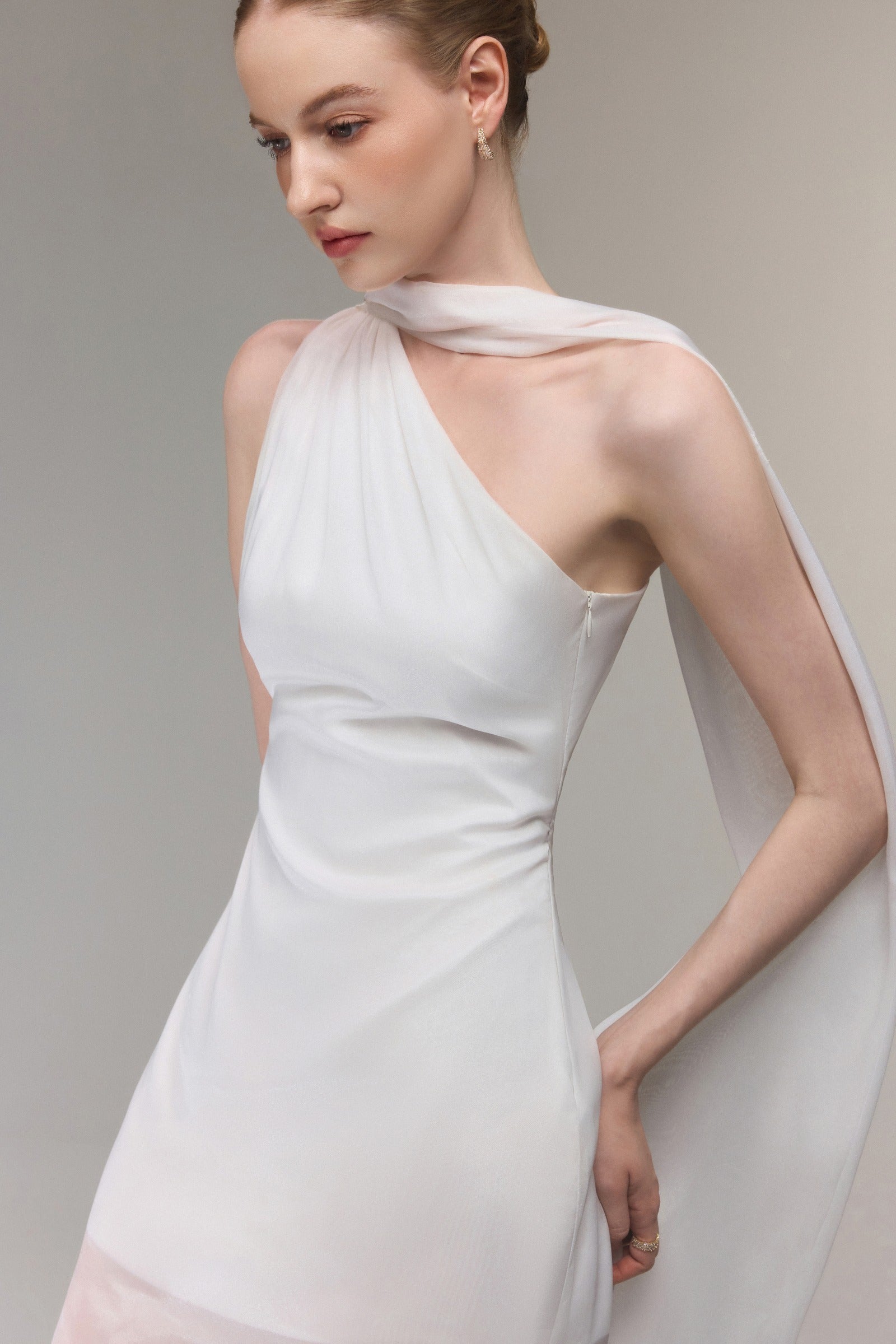 Serein One Shoulder Maxi Dress