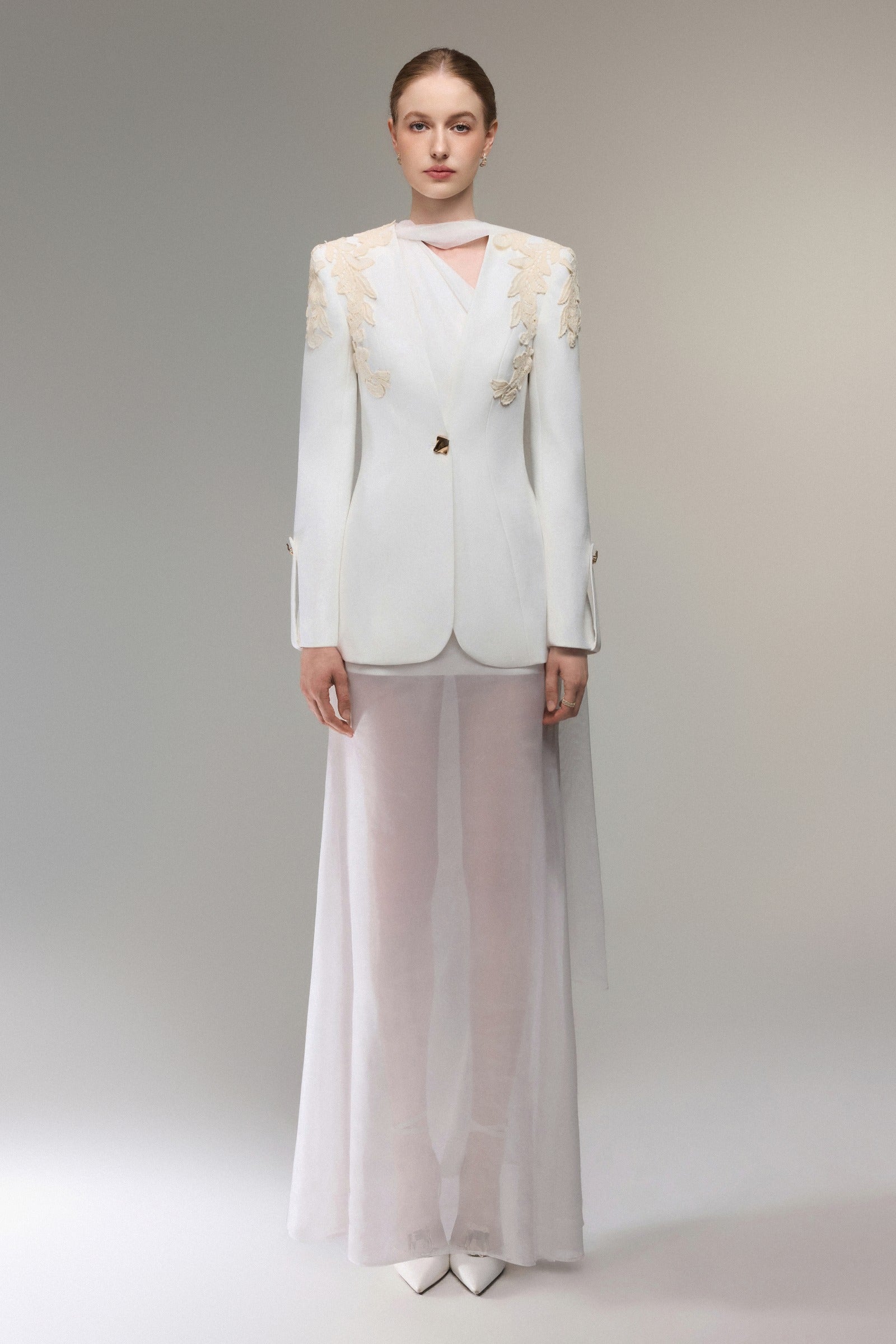 Serein Lapelless Blazer
