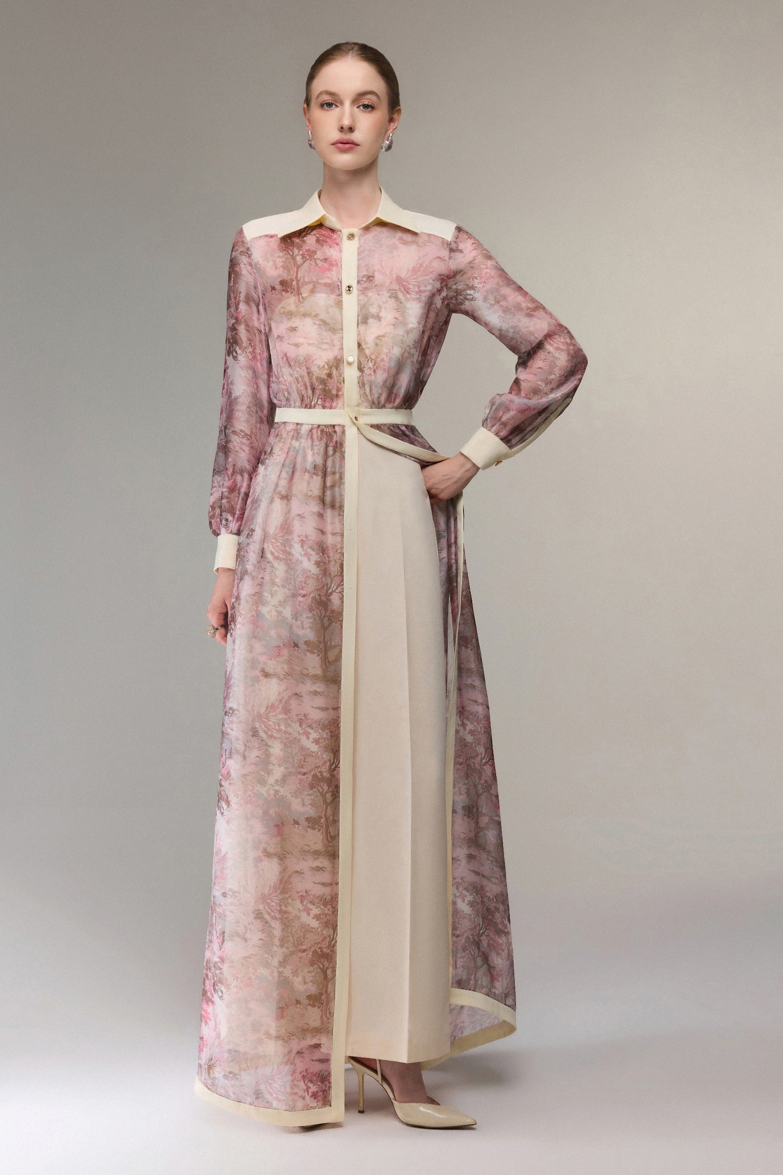 Rosée Collared Maxi Dress