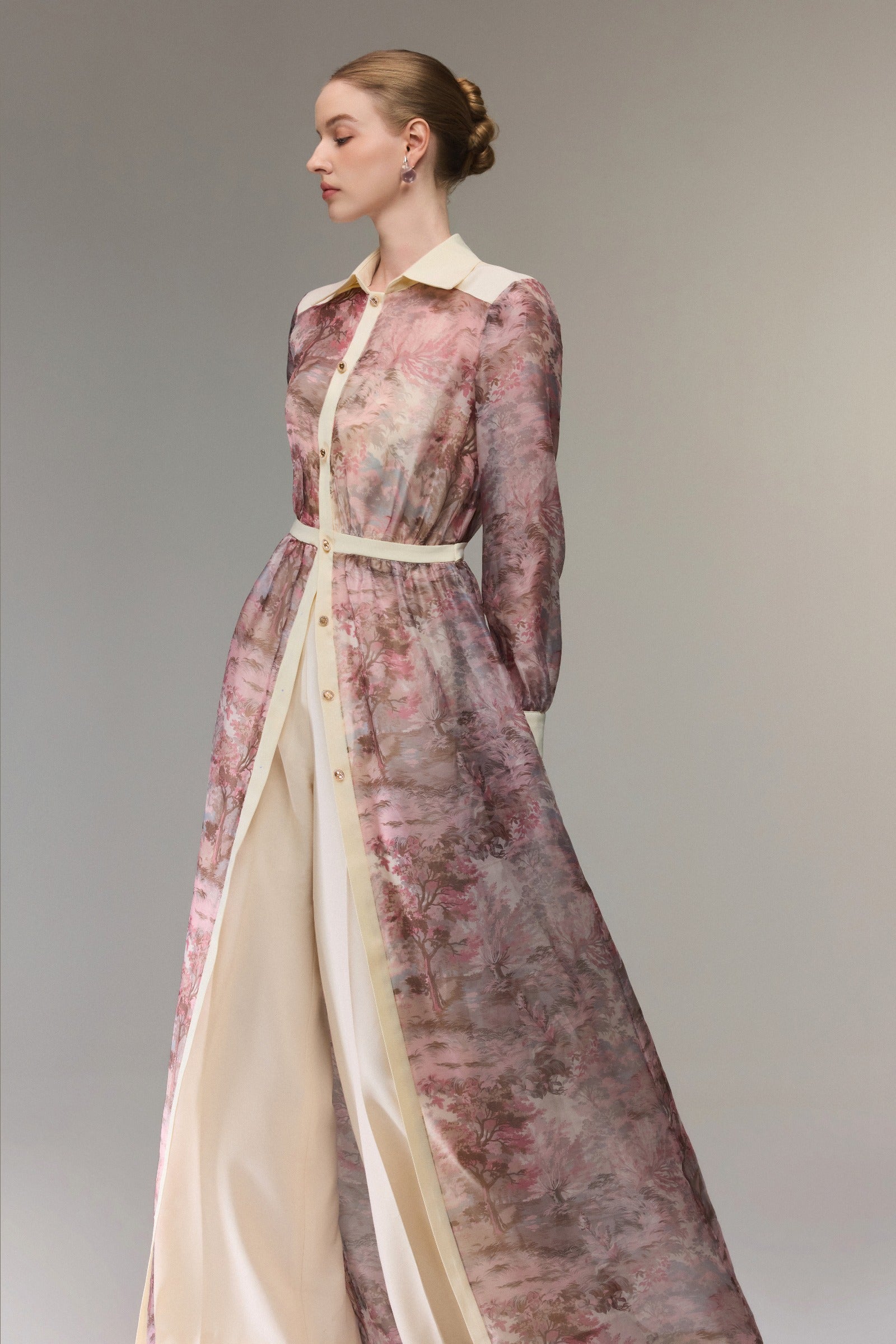 Rosée Collared Maxi Dress
