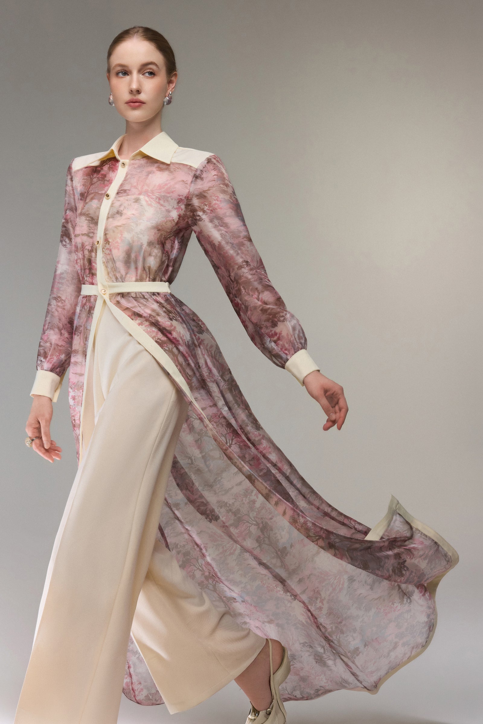 Rosée Collared Maxi Dress