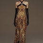 Eartha Halter Gathering Maxi Dress - MEAN BLVD
