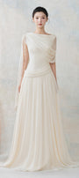 Edana Draped Maxi Dress - MEAN BLVD