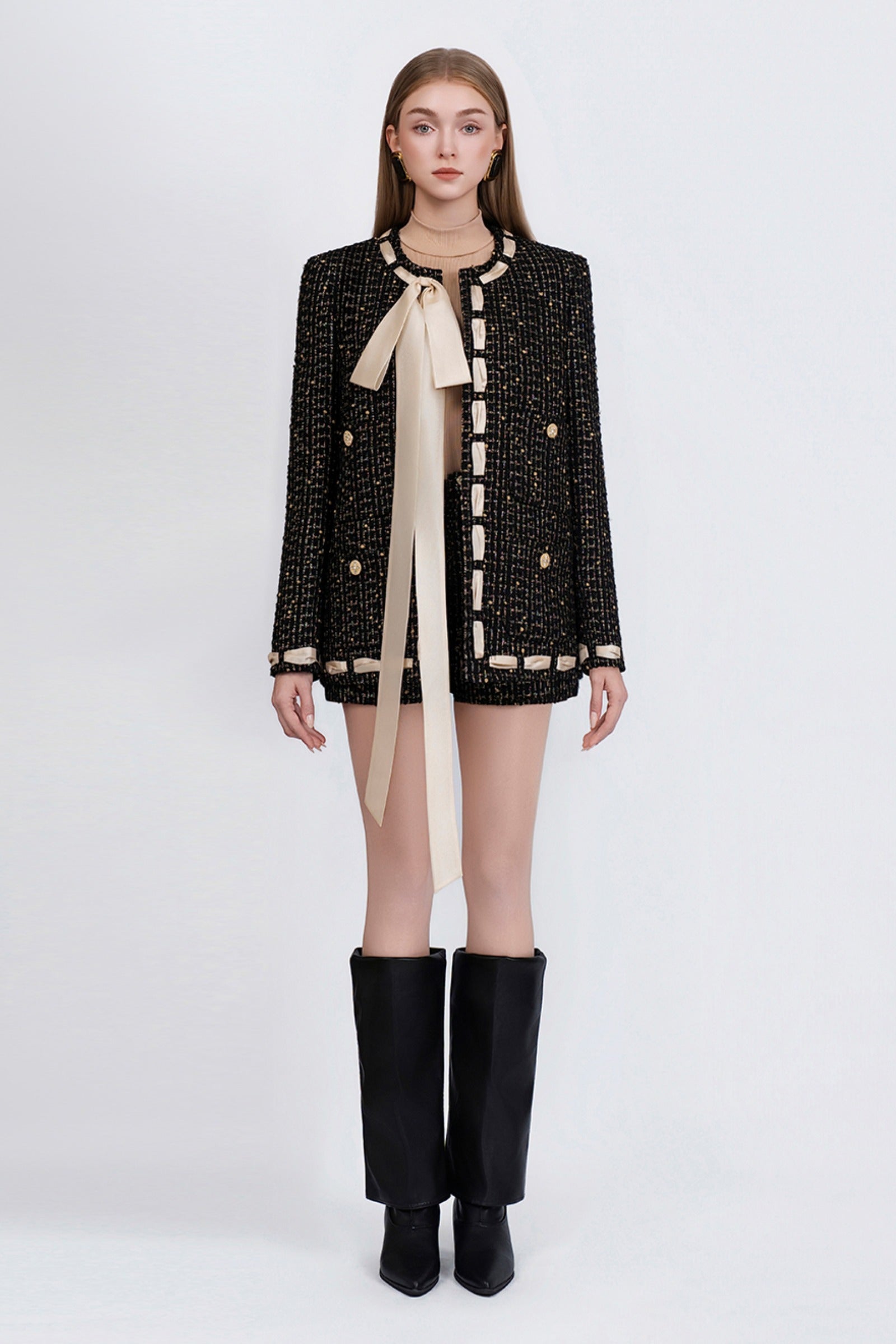 Édith Round Neck Jacket