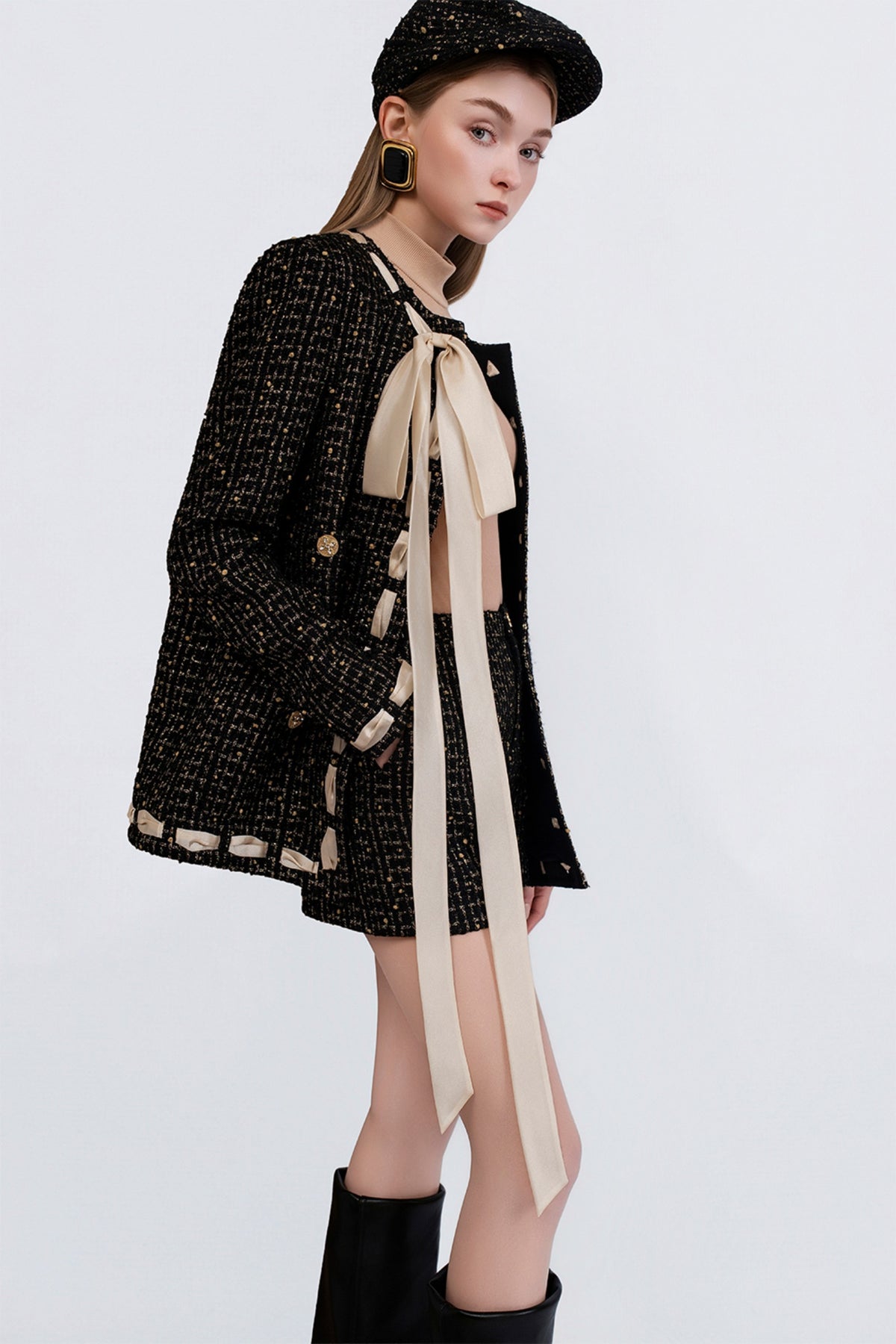 Édith Round Neck Jacket