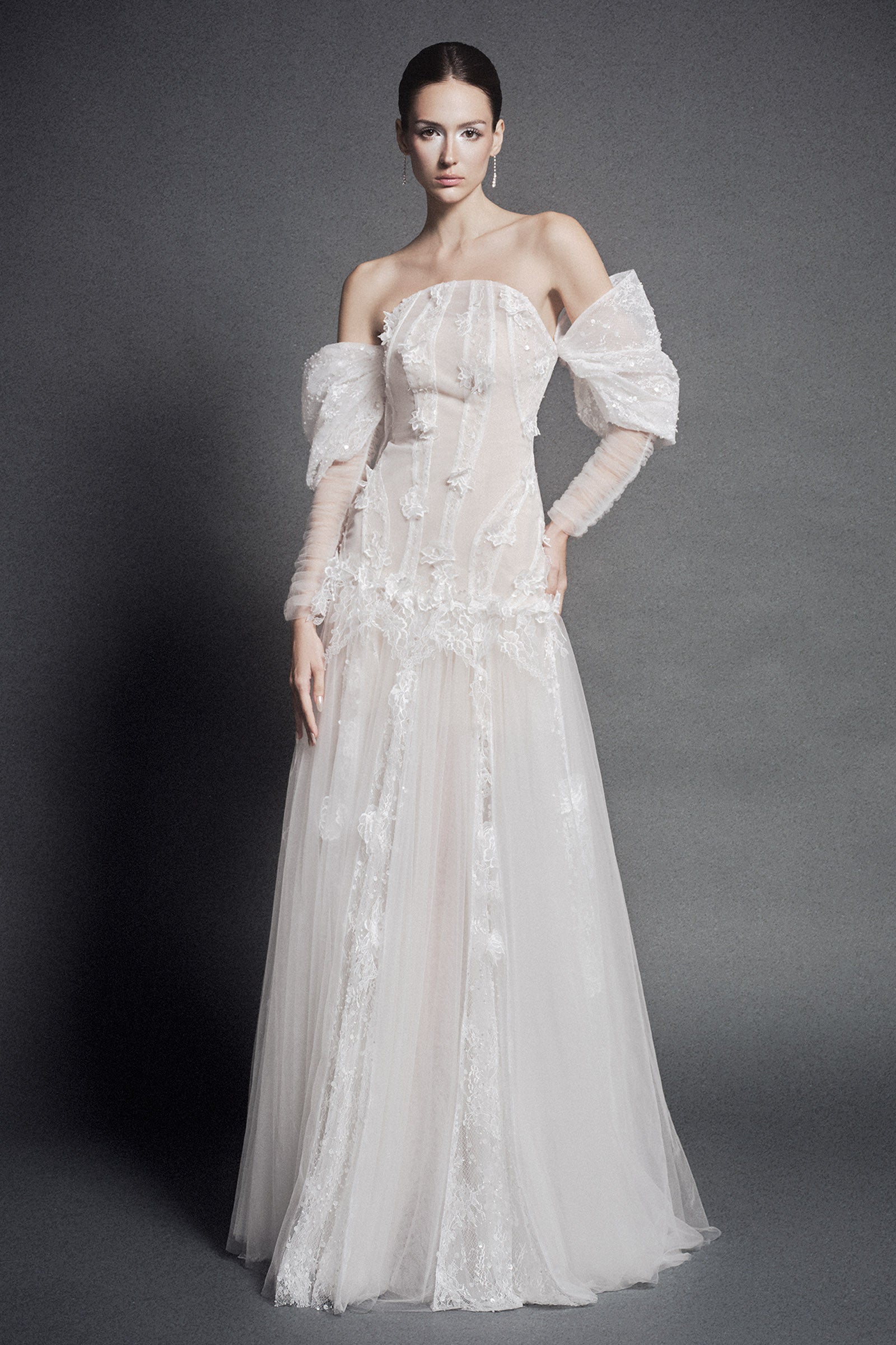 lioness illuminating maxi dress Amarra 89411 Lace Applique Long Fitted Prom Dress