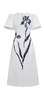 Eidos Notch Neck Midi Dress - MEAN BLVD