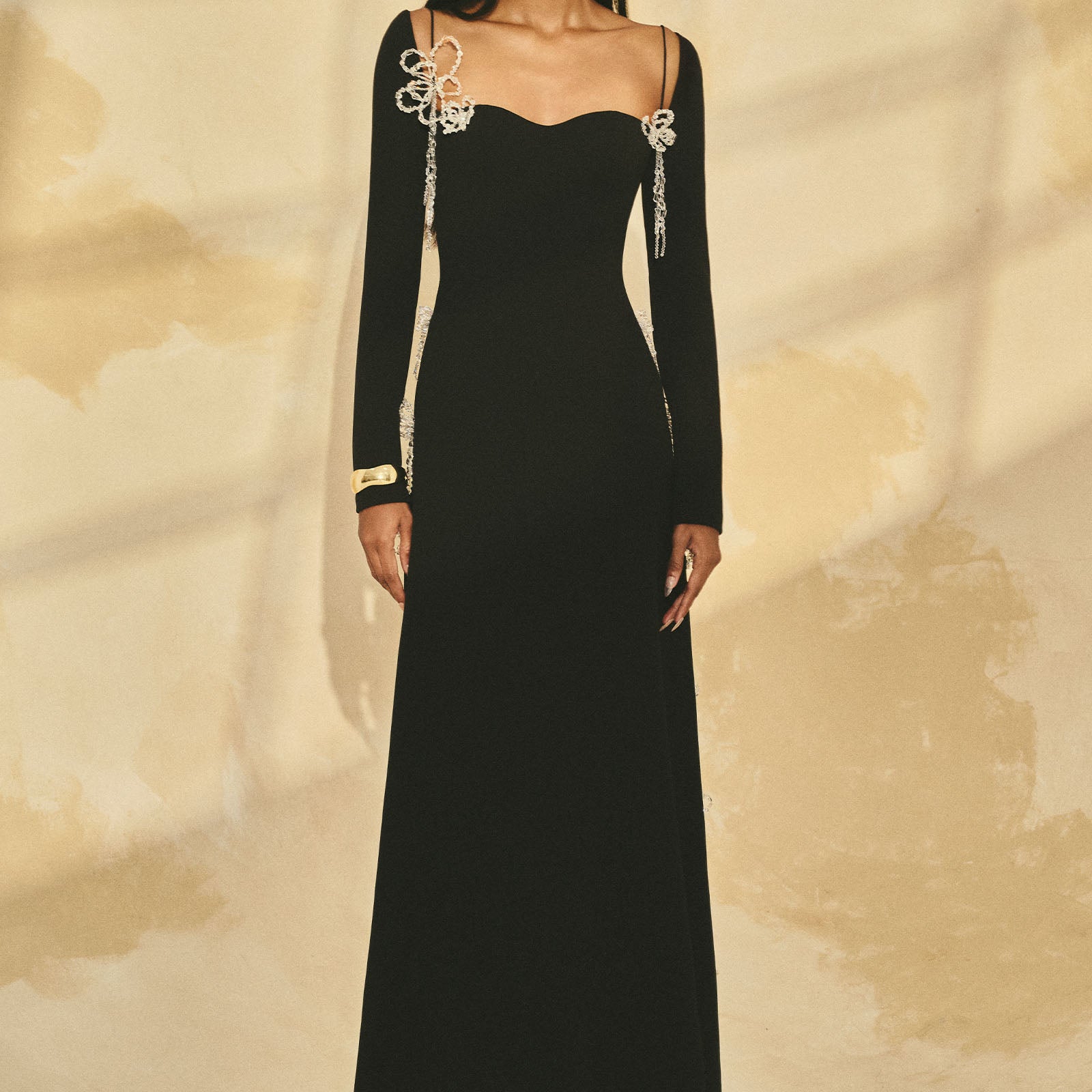 Eir Applique Maxi Dress - MEAN BLVD
