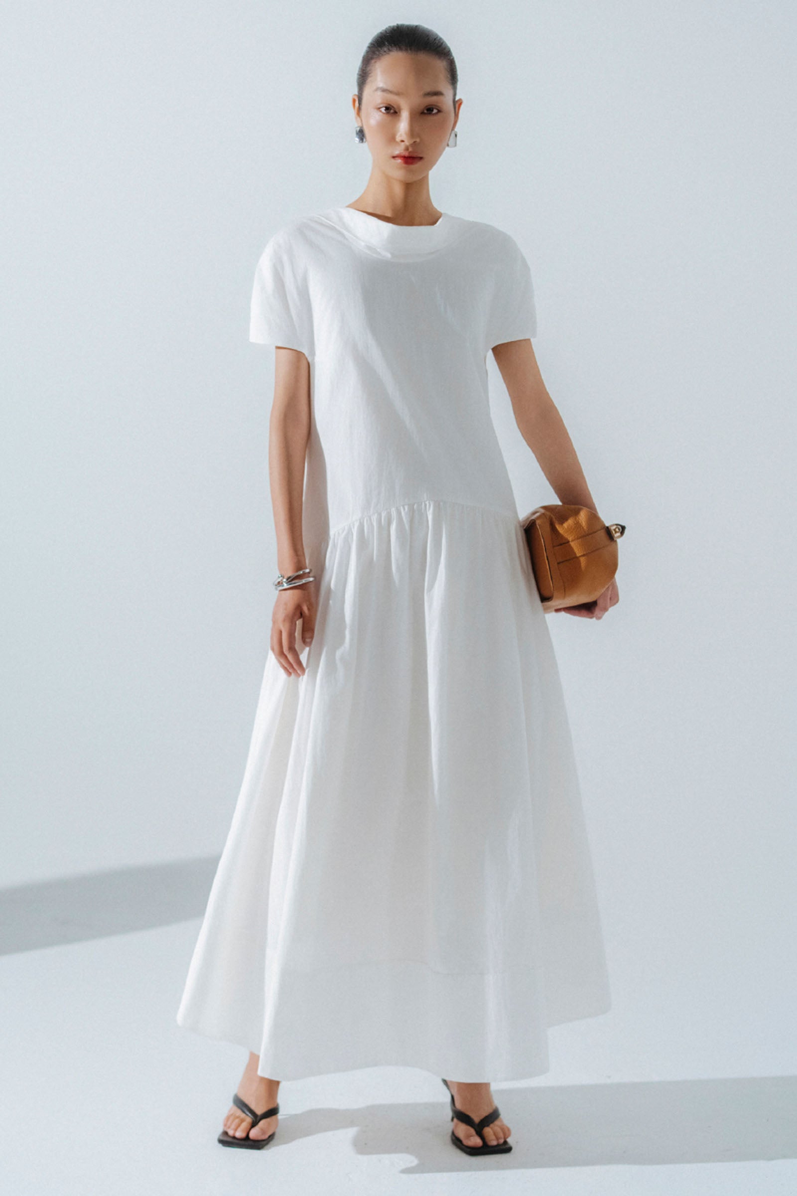 Eira Cowl Maxi Dress - MEAN BLVD