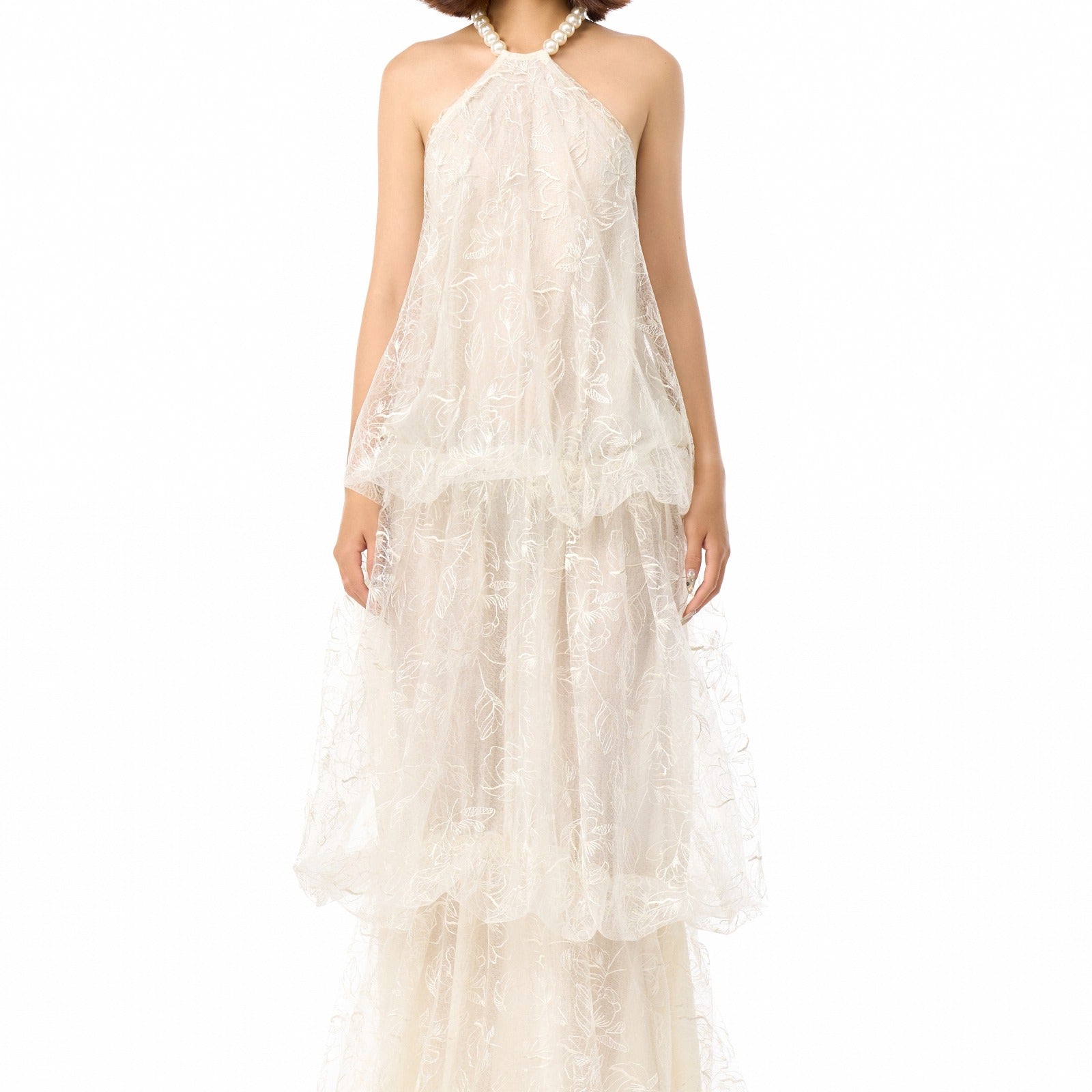 Eira Halter Maxi Dress - MEAN BLVD