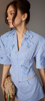 Elara Applique Top - MEAN BLVD