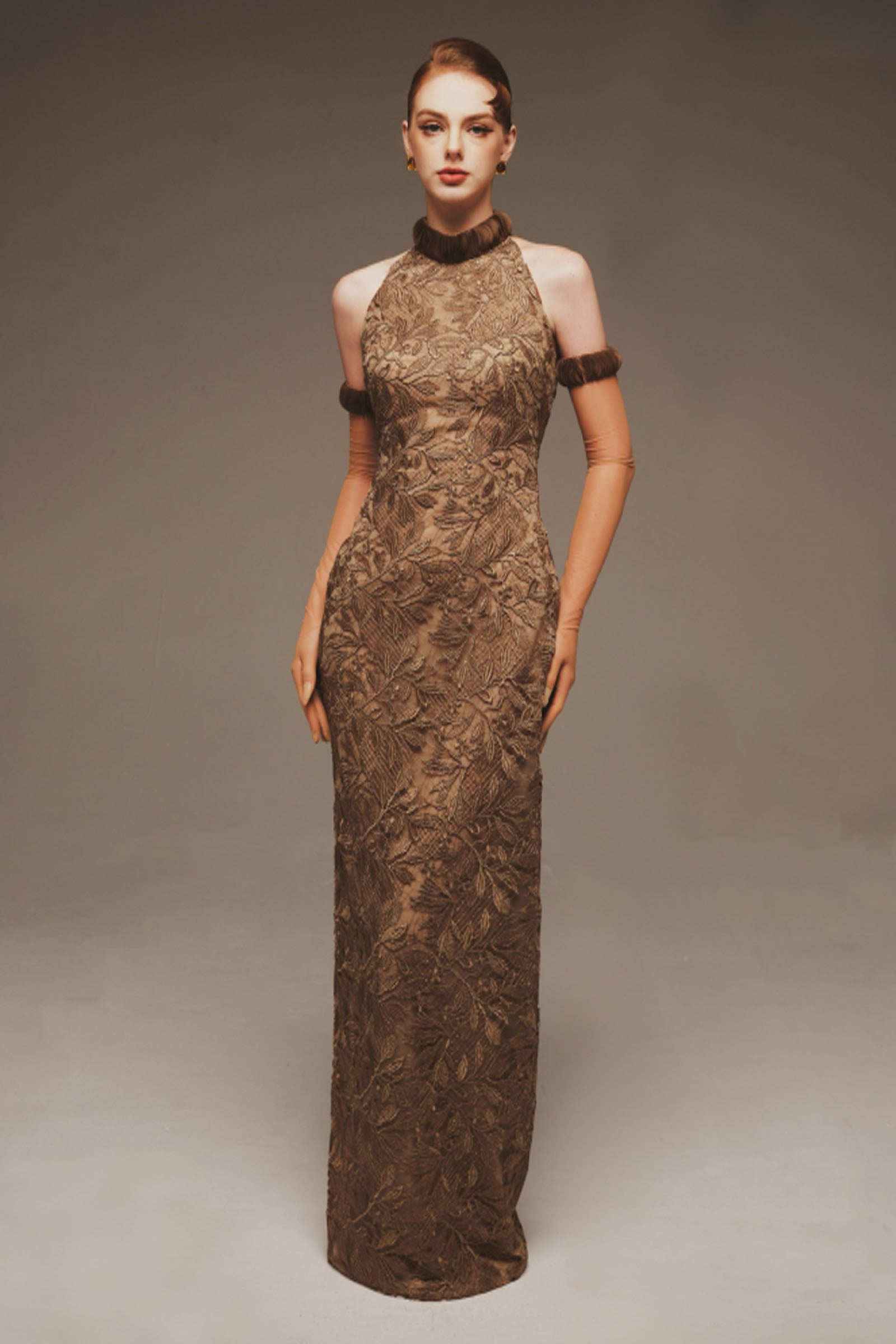 Elara Halter Maxi Dress - MEAN BLVD