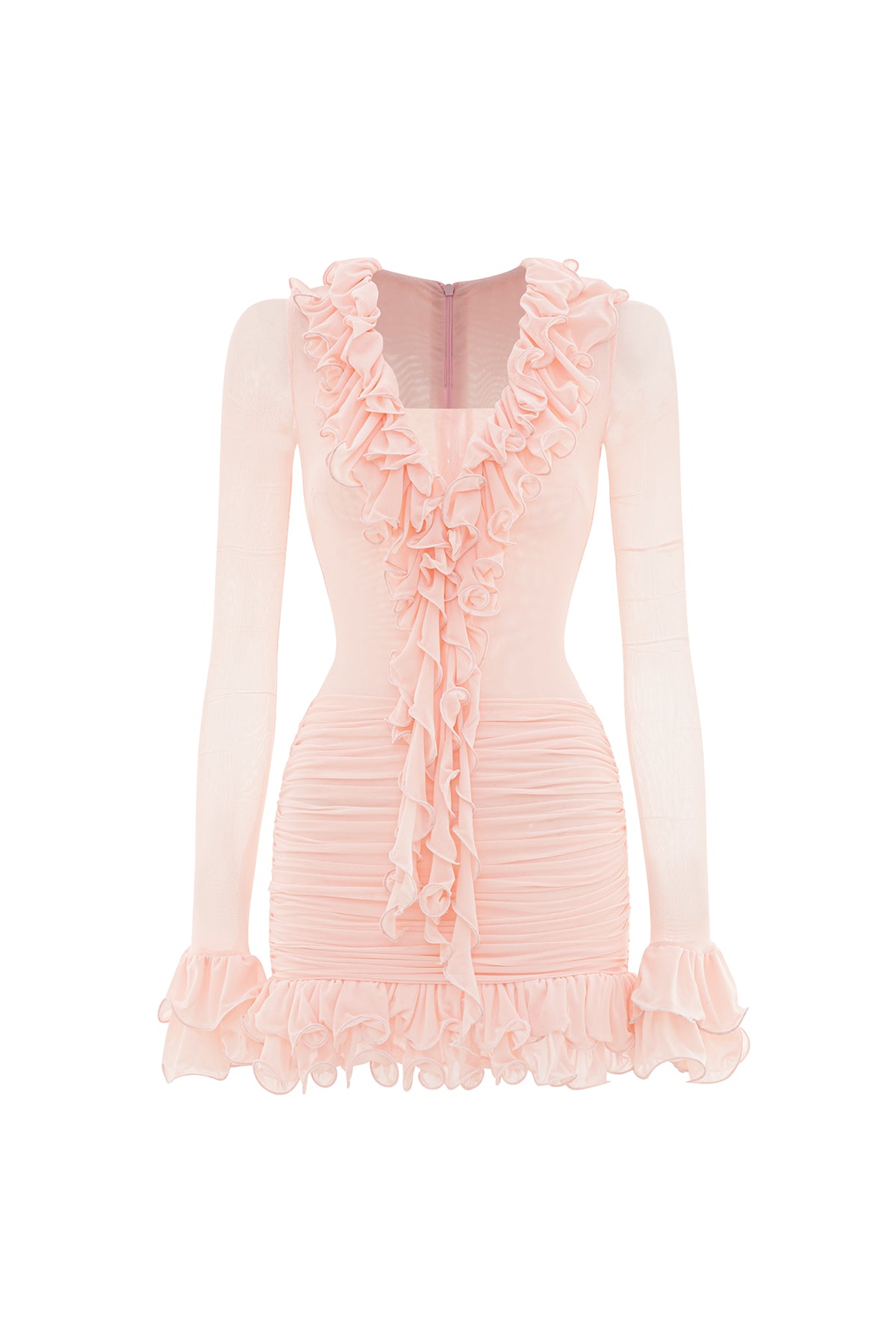 Elara Ruffle Mini Dress - MEAN BLVD