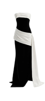 Elaris Straight Across Draped Maxi Dress - MEAN BLVD