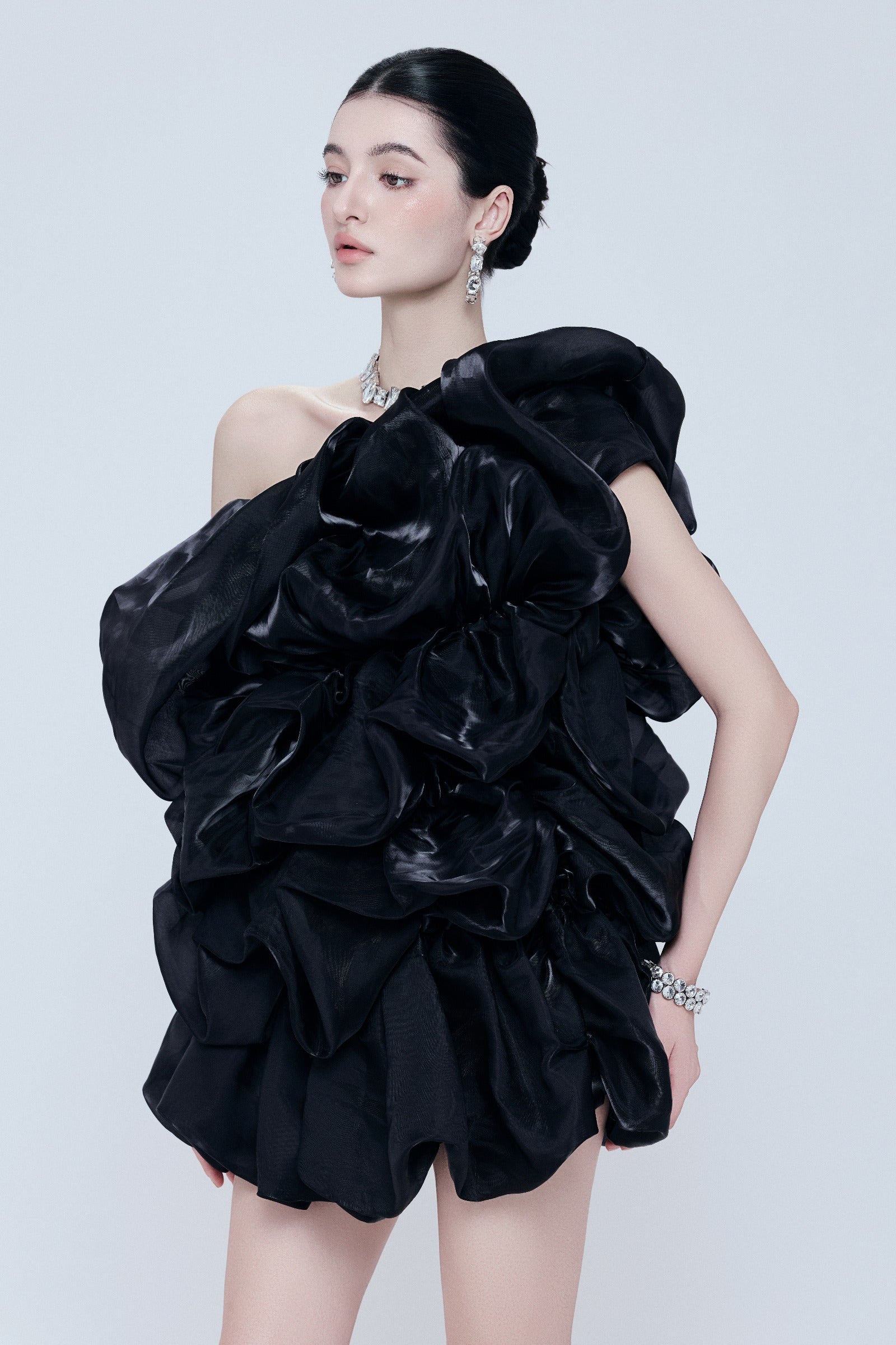 Eli Ruffle Mini Dress