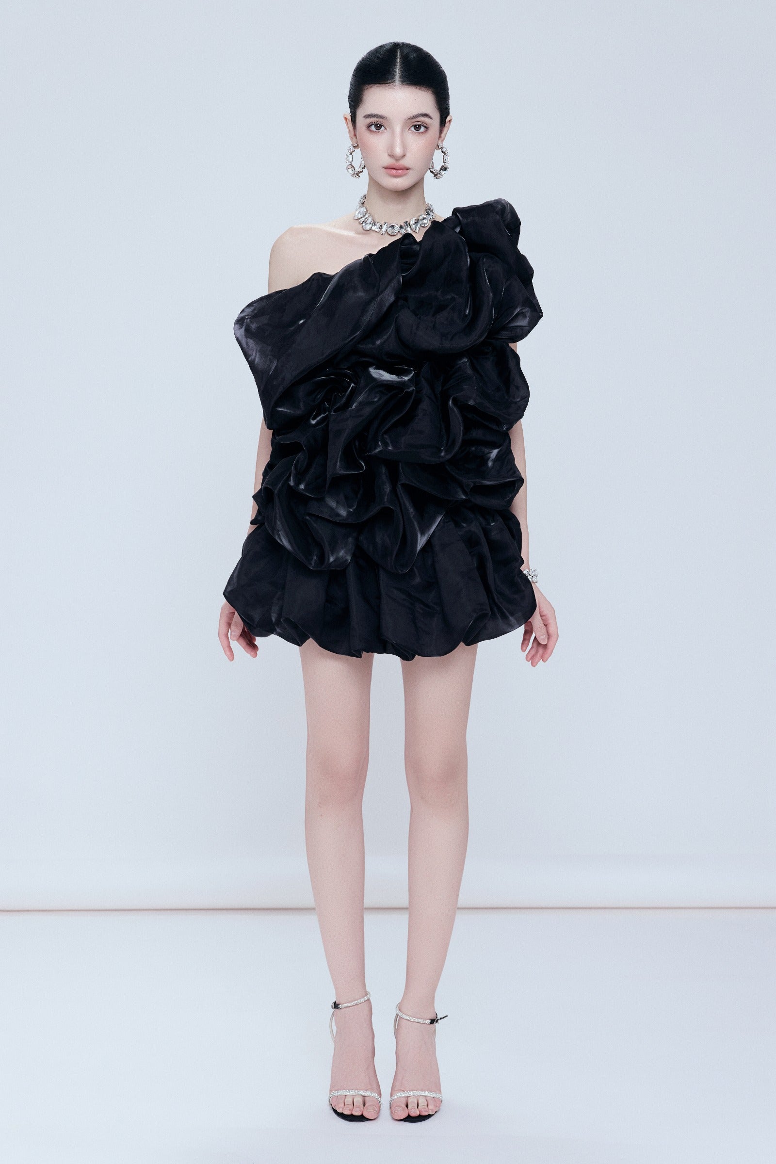 Eli Ruffle Mini Dress - MEAN BLVD