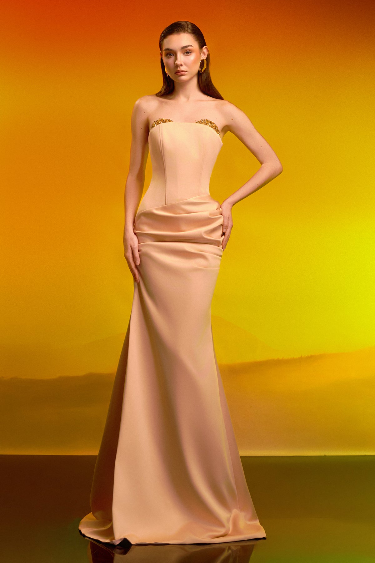 Elia Mermaid Maxi Dress - MEAN BLVD