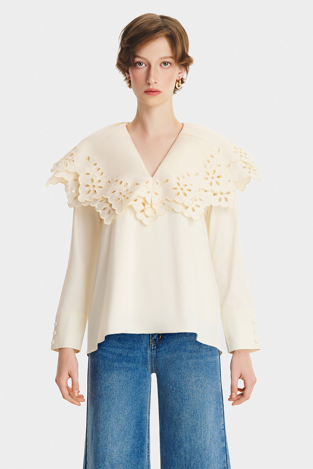 Elia V-Neck Top - MEAN BLVD