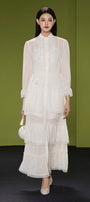 Eliora Ruffle Maxi Dress - MEAN BLVD