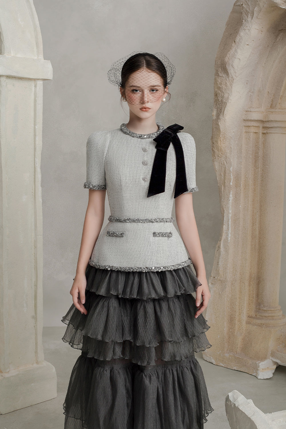 Elise A-line Gathering Skirt - MEAN BLVD