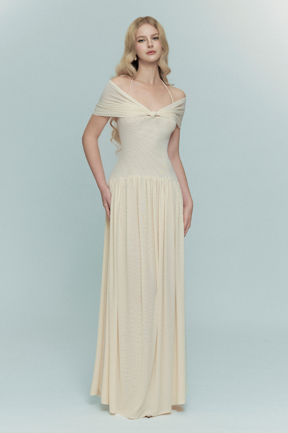 Ella Draped Maxi Dress - MEAN BLVD