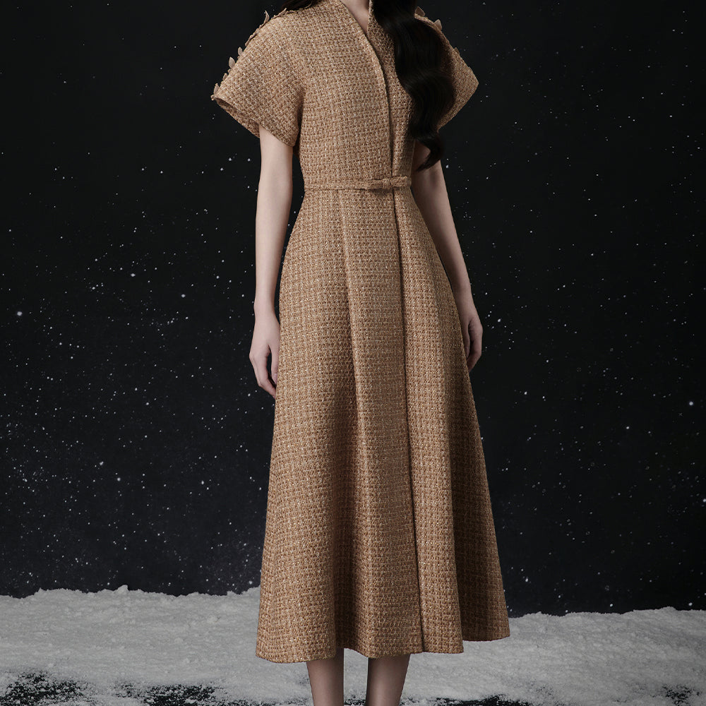 Elle Butterfly Sleeve Midi Dress - MEAN BLVD