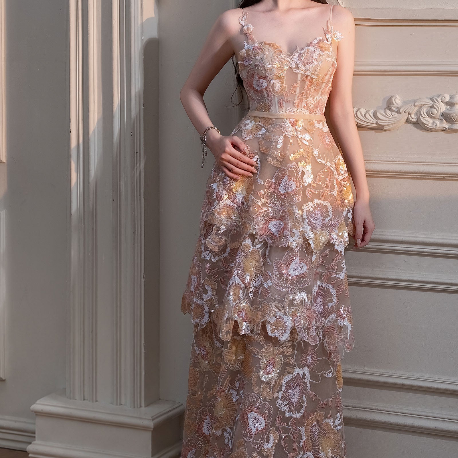 Elora Embroidery Maxi Dress - MEAN BLVD