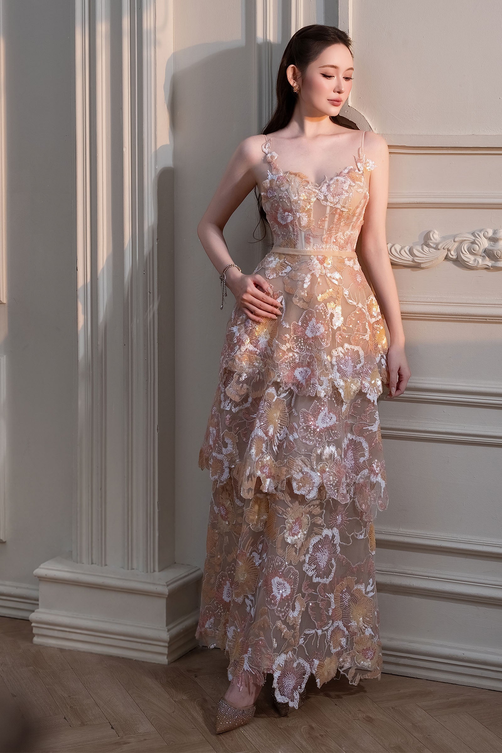 Elora Embroidery Maxi Dress - MEAN BLVD