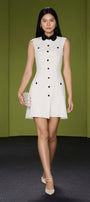 Elowen Button Mini Dress - MEAN BLVD