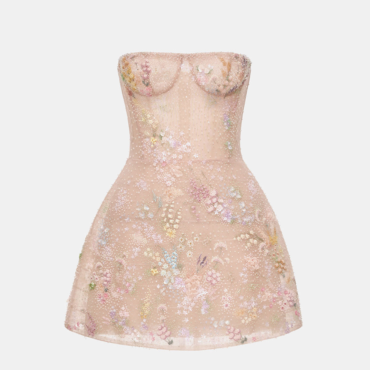 Elowen Embroidery Mini Dress - MEAN BLVD