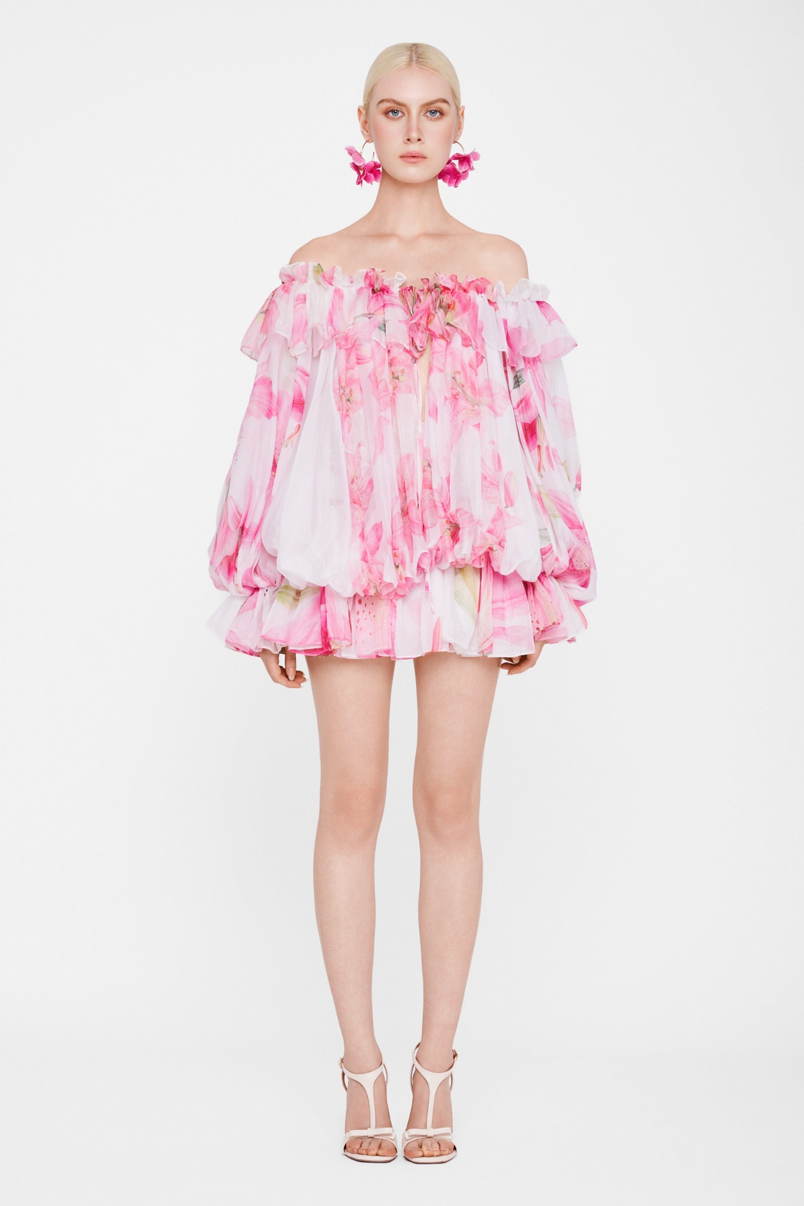 Elowen Ruffle Mini Dress - MEAN BLVD