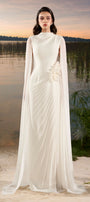 Elune Cape Sleeve Maxi Dress - MEAN BLVD