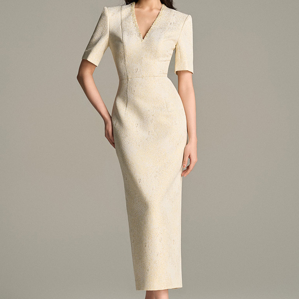 Elvara Sheath Midi Dress - MEAN BLVD