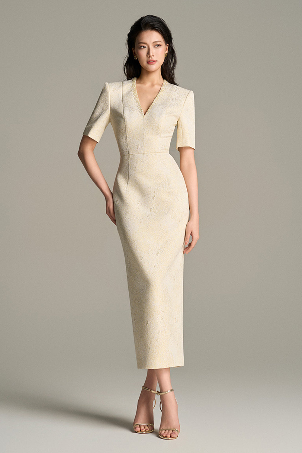 Elvara Sheath Midi Dress - MEAN BLVD