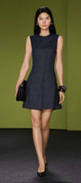 Elviane Button Mini Dress - MEAN BLVD