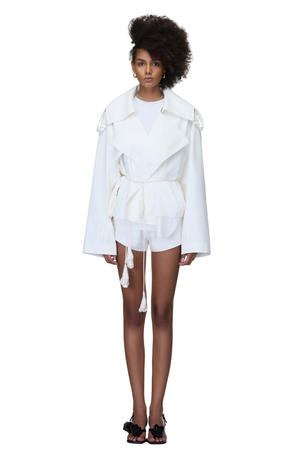 Elyraen Notch Neck Jacket - MEAN BLVD