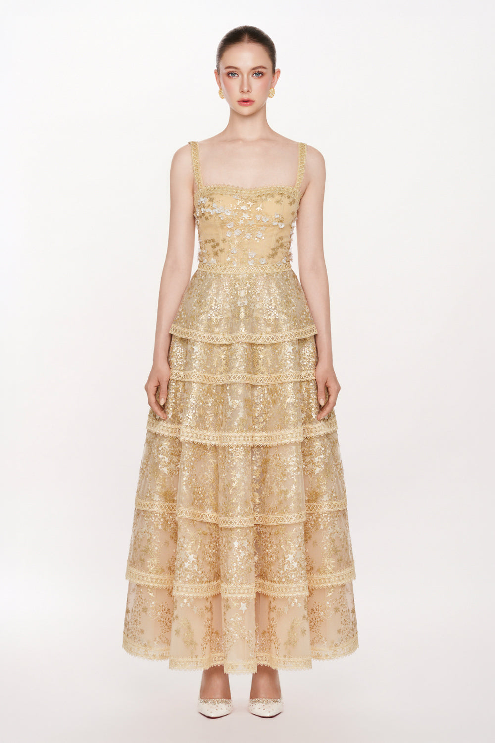 Elysia Sequin Maxi Dress - MEAN BLVD