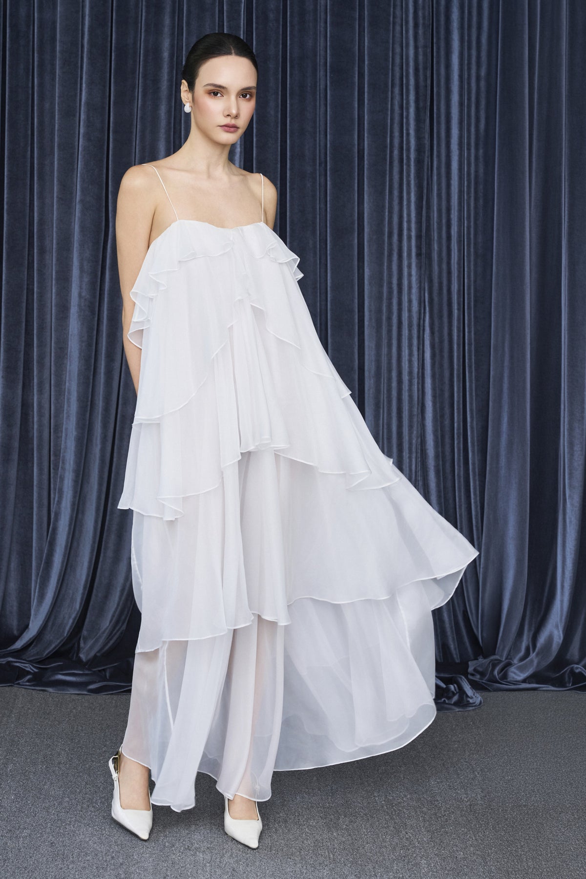 Rosemary Ruffle Maxi Dress