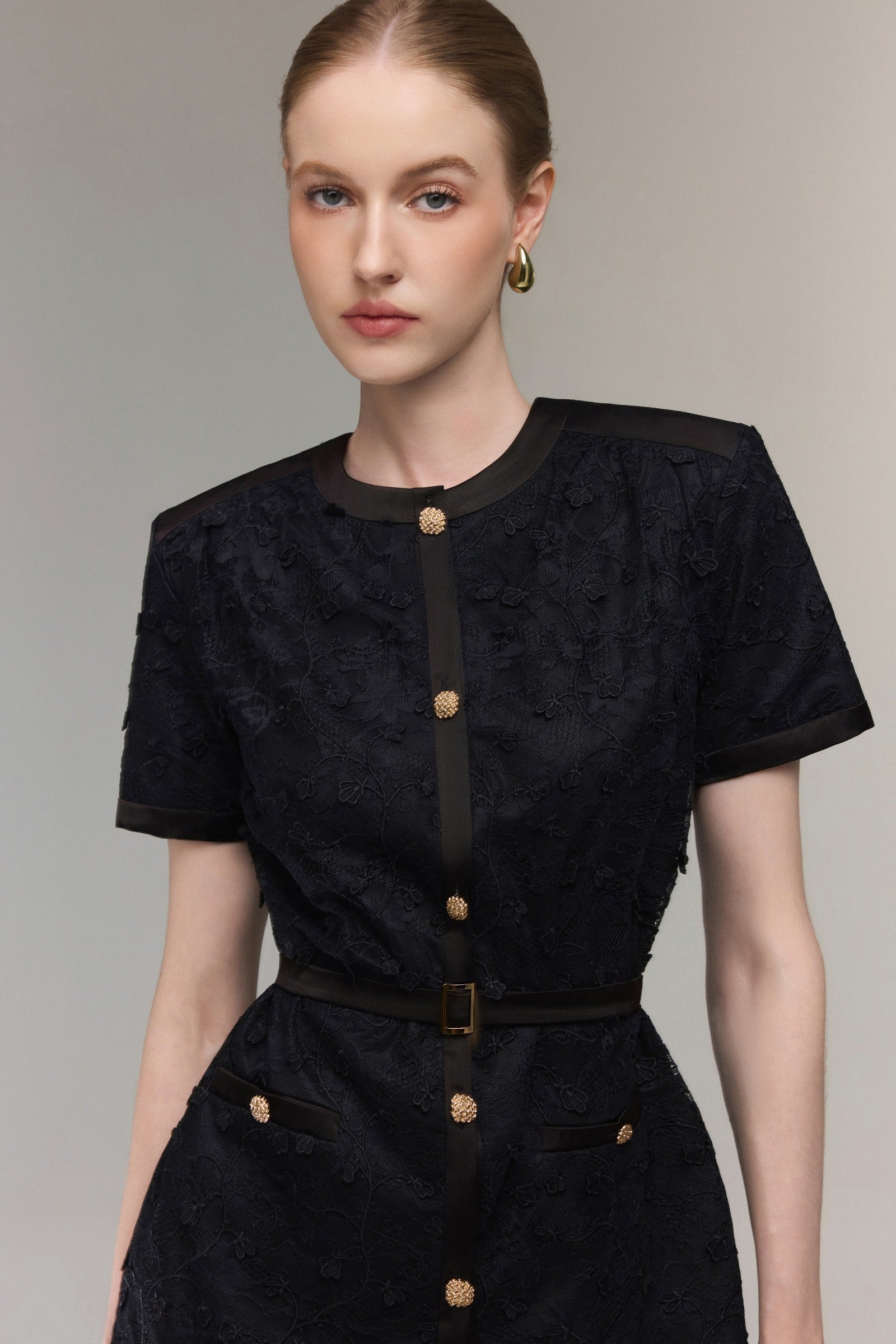 Épure Round Neck Blazer - MEAN BLVD