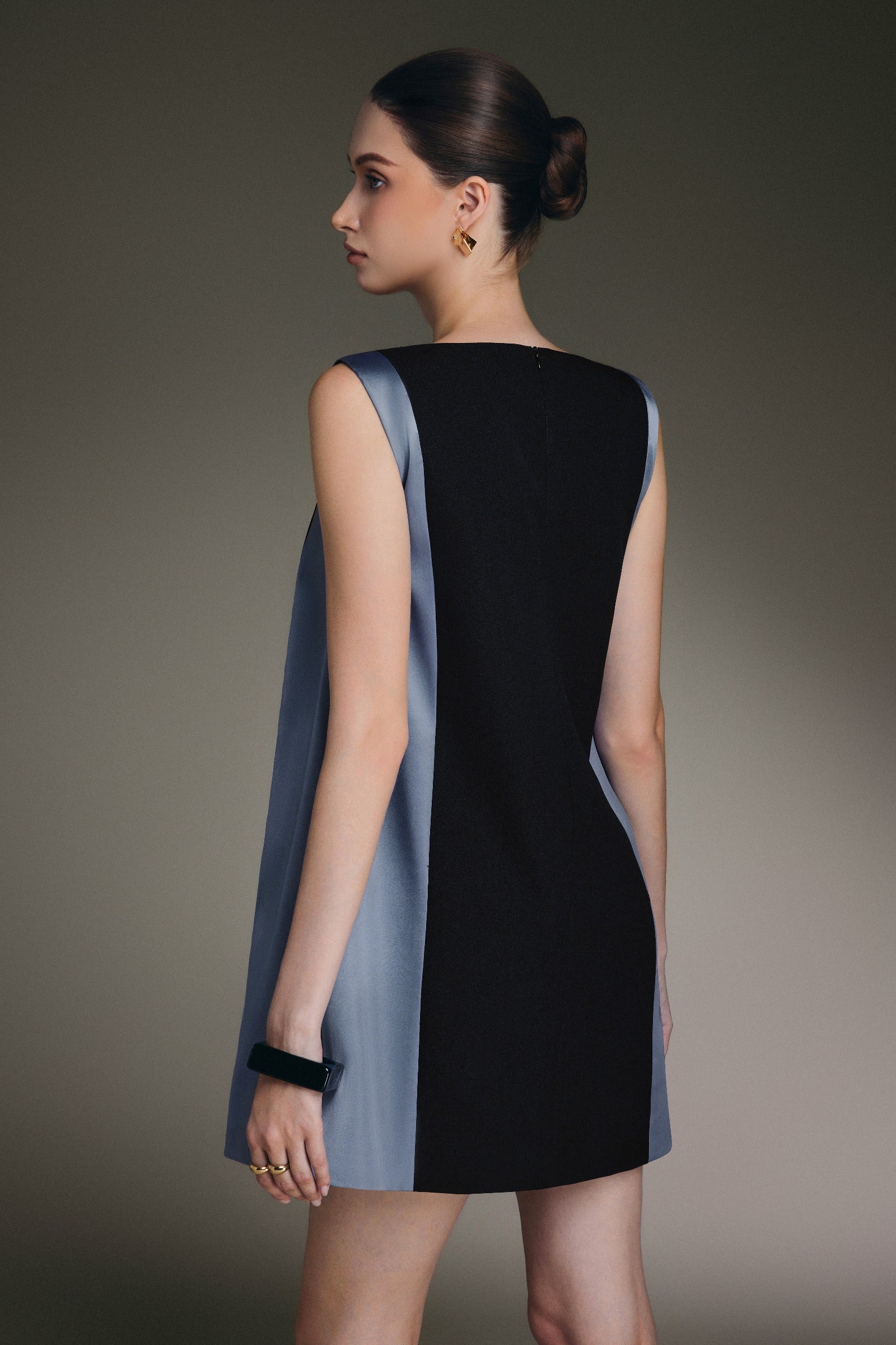 Cora Trapezoid Mini Dress