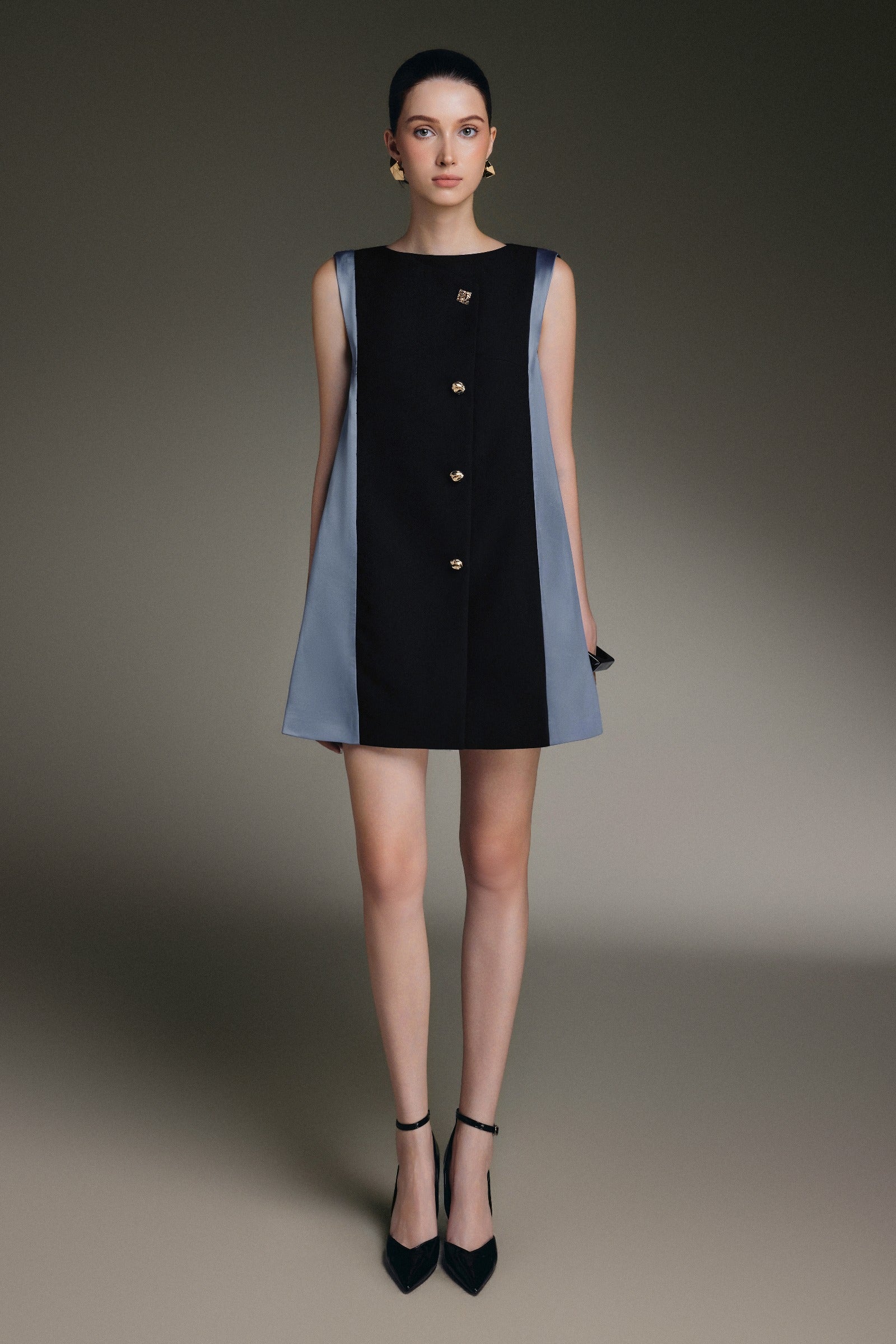 Cora Trapezoid Mini Dress