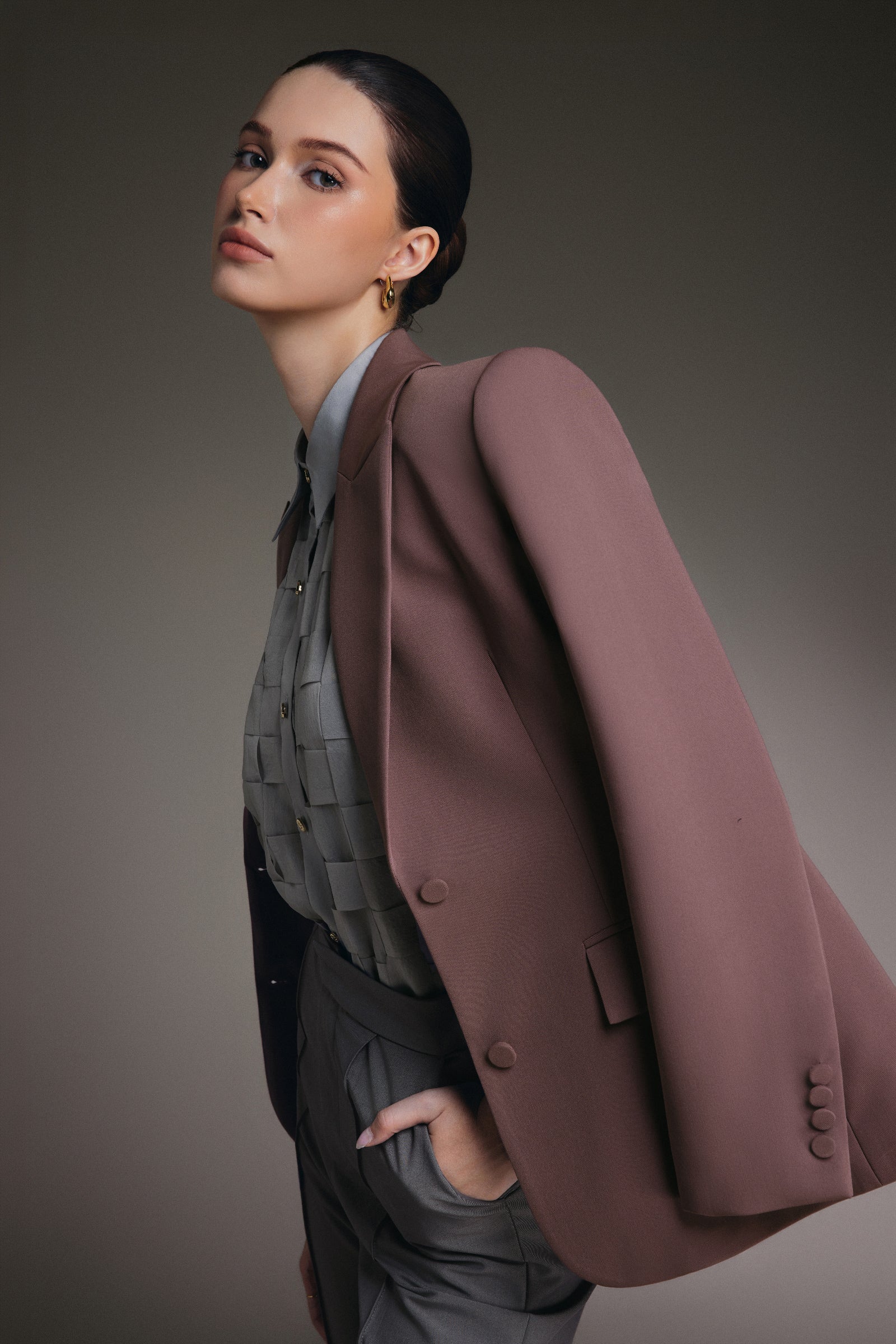 Velora Notched Lapel Blazer