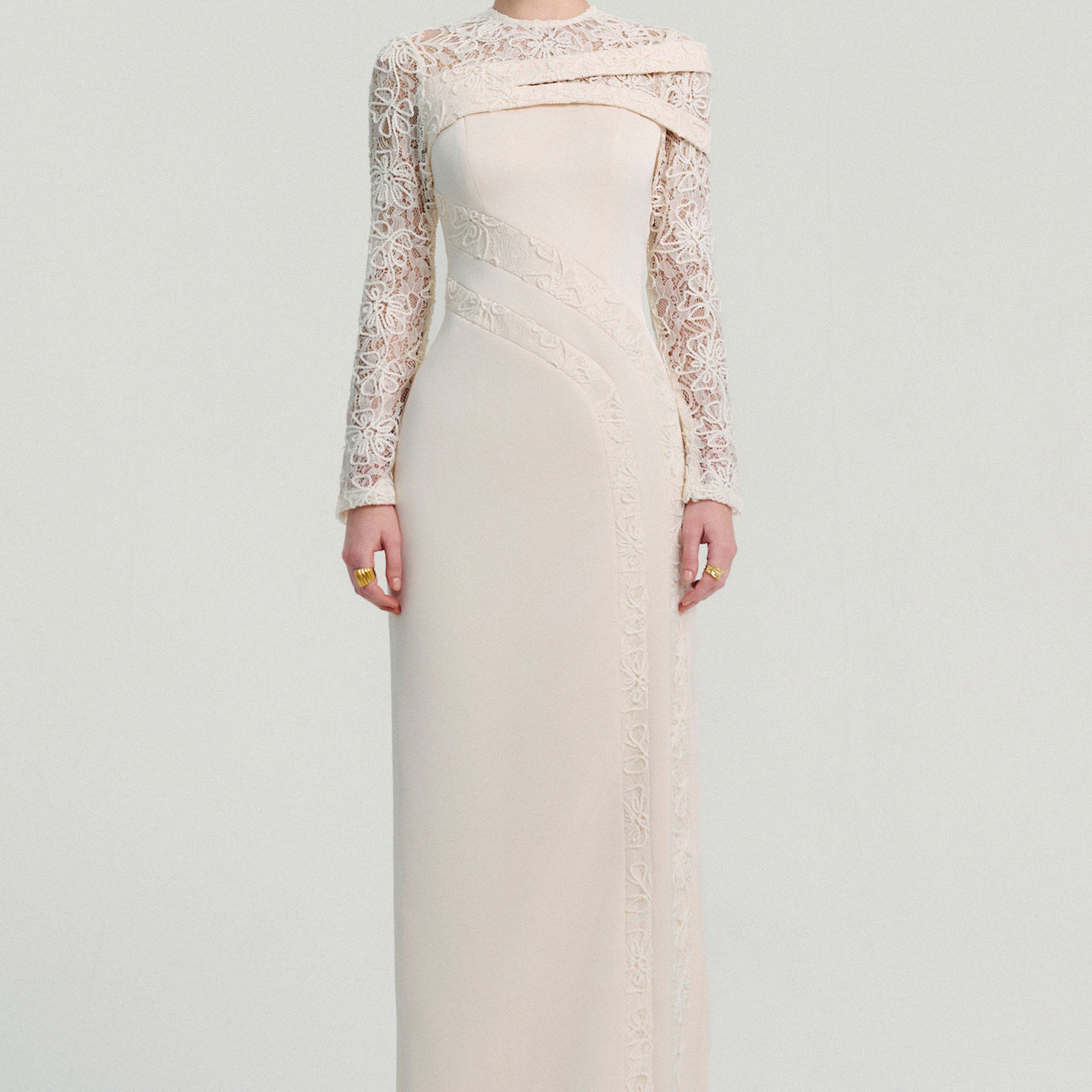 Estelle Round Neck Maxi Dress - MEAN BLVD