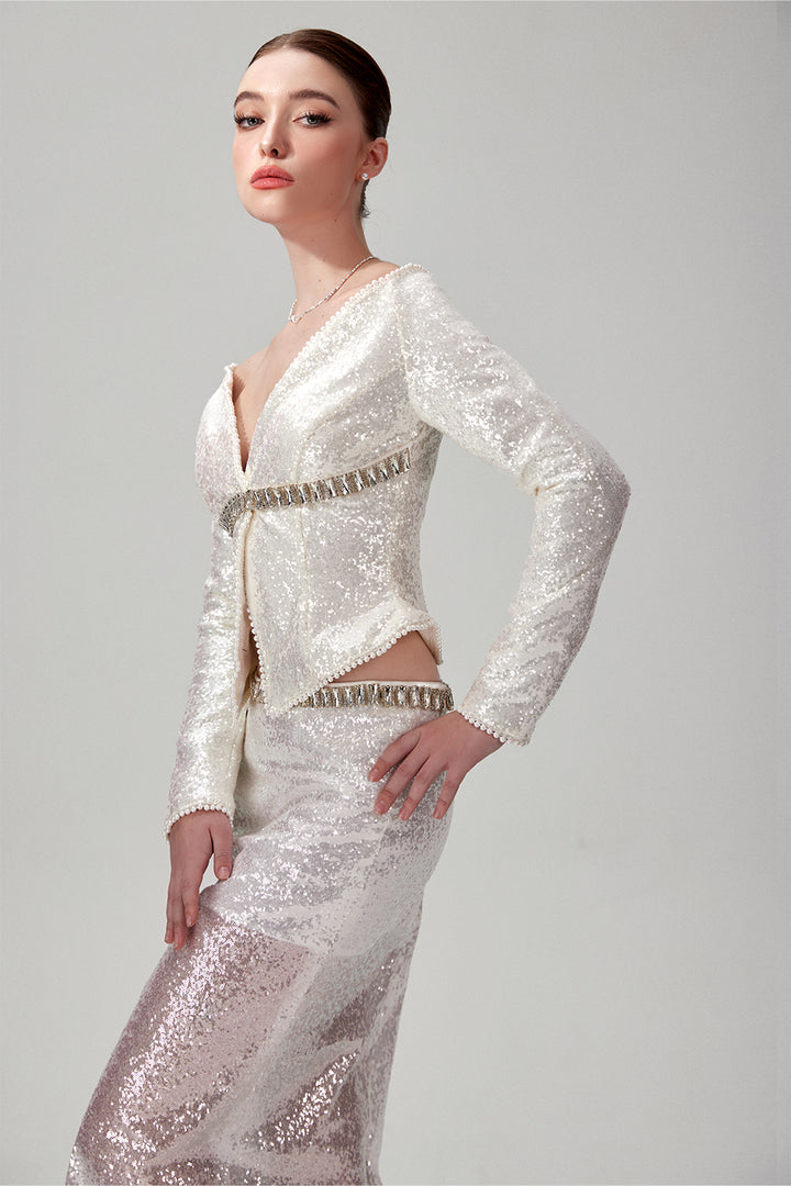 Esther Mermaid Sequin Skirt - MEAN BLVD