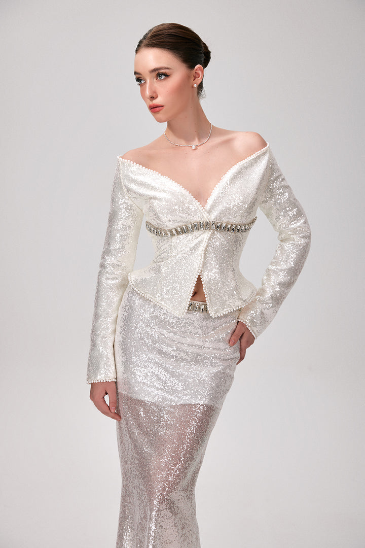 Esther Mermaid Sequin Skirt - MEAN BLVD