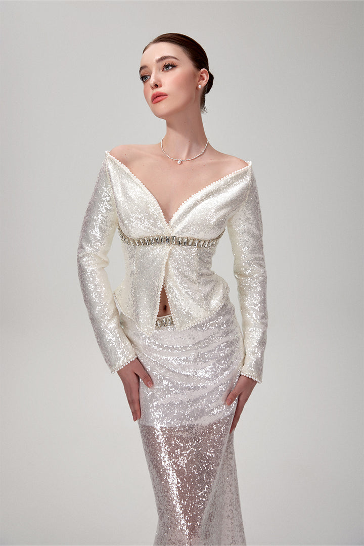 Esther Mermaid Sequin Skirt - MEAN BLVD