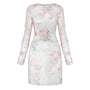 Ethereal A-line Sequin Lace Mini Dress